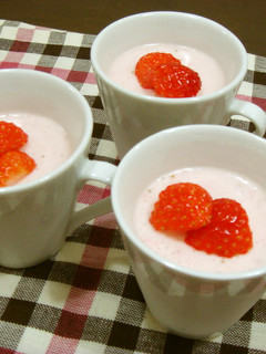 *いちごのババロア*-レシピのメイン写真