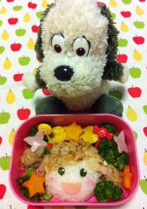 ゆうなちゃん☆いないいないばぁ♪キャラ弁-レシピのメイン写真