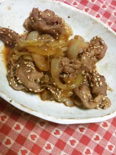 簡単牛丼風-レシピのメイン写真
