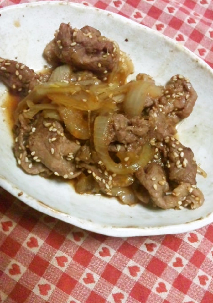 簡単牛丼風-レシピのメイン写真