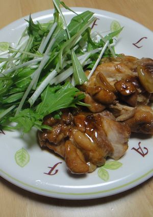 鶏もものにんにく照り煮-レシピのメイン写真