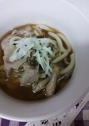 温か肉うどん-レシピのメイン写真