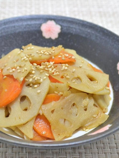 レンコンとにんじんのきんぴら-レシピのメイン写真