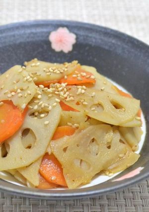 レンコンとにんじんのきんぴら-レシピのメイン写真