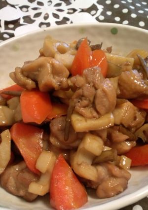 根野菜と鶏肉のこってり煮☆-レシピのメイン写真