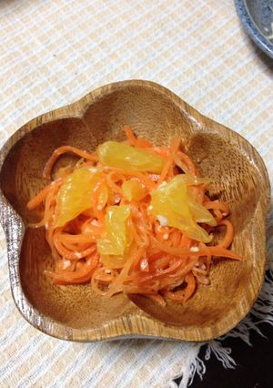 にんじんとはっさくの塩麹サラダ-レシピのメイン写真
