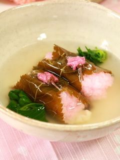 ☆鯛のさくら蒸し☆-レシピのメイン写真