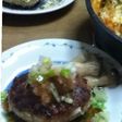 キャベツ入りハンバーグ〜おろしポン酢