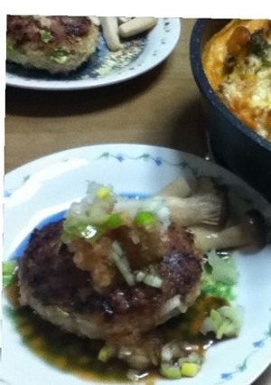 キャベツ入りハンバーグ〜おろしポン酢-レシピのメイン写真