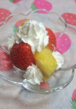 マスカルポーネの生クリーム-レシピのメイン写真