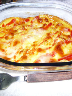 レンジでピザ風玉子焼き-レシピのメイン写真