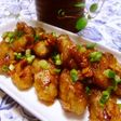 牡蠣カリカリ揚げ焼きにんにくバターポン酢