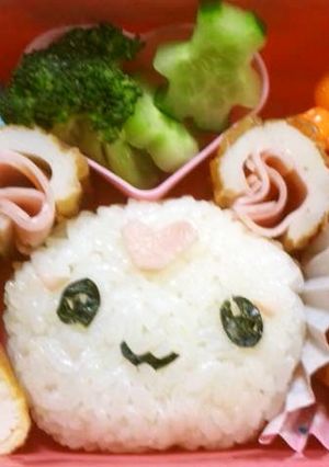 簡単キャラ弁♪プリキュアハミィ~☆-レシピのメイン写真