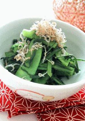 緑野菜のカリカリじゃこ盛り。-レシピのメイン写真