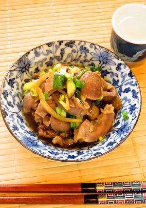 ☺簡単おつまみ♪砂肝のねぎポン和え☺-レシピのメイン写真