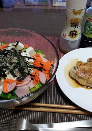 とうふとジャコのサラダ-レシピのメイン写真