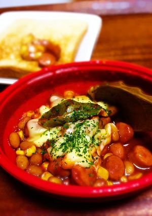 シリコンスチーマーで簡単チリコンカン風-レシピのメイン写真