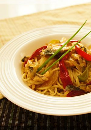 * サバno ❤ 南蛮漬けパスタ♪-レシピのメイン写真