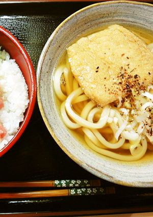 簡単に作る＊関西風＊きつねうどん＊-レシピのメイン写真