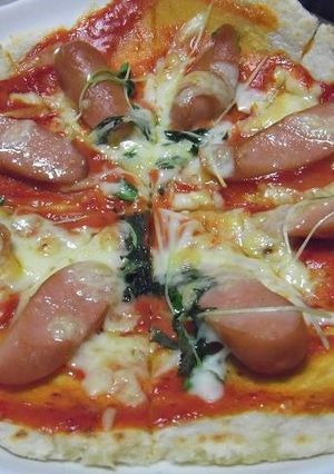 お腹にやさしい！発酵なしのおからピザ★-レシピのメイン写真