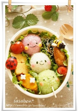 三色だんごちゃんのお弁当-レシピのメイン写真