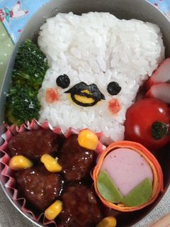 *キャラ弁*コックボーむすび-レシピのメイン写真