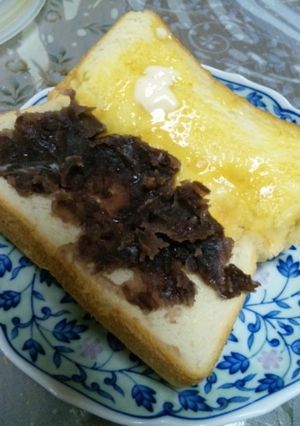あんバタートーストサンド?！-レシピのメイン写真