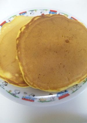 ほんのりバターのかぼちゃホットケーキ-レシピのメイン写真