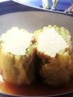 白菜と生揚げの巻き巻き煮-レシピのメイン写真