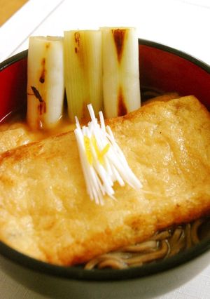おあげふっくら　焼きつねそば【糖質制限】-レシピのメイン写真