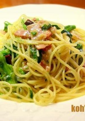 減塩・低たんぱく　【菜の花のパスタ】-レシピのメイン写真