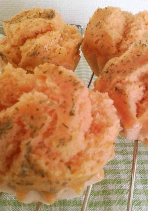 【朝食に】トマトチーズ蒸しパン-レシピのメイン写真