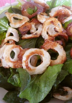 ホウレン草を生のままサラダで食べよう!★-レシピのメイン写真