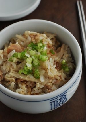 エノキとツナの塩麹ごはん-レシピのメイン写真