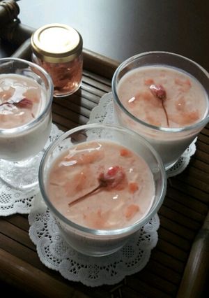 ♡桜のパンナコッタ♡-レシピのメイン写真