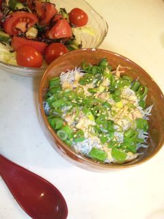 シラスと鮭丼-レシピのメイン写真