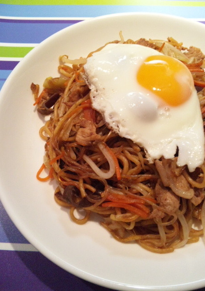 ヘルシーにカサ増し焼きそば-レシピのメイン写真