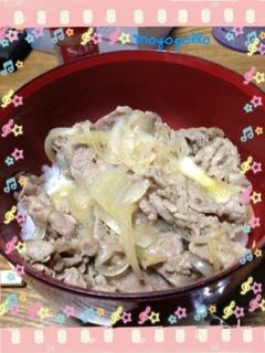 簡単牛丼-レシピのメイン写真
