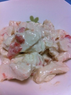 梅マヨ豆腐-レシピのメイン写真