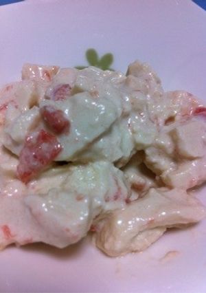 梅マヨ豆腐-レシピのメイン写真