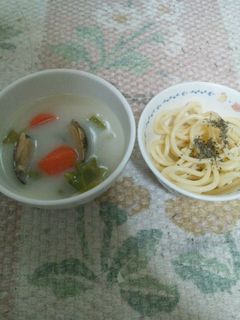 クラムチャウダー風スパ-レシピのメイン写真