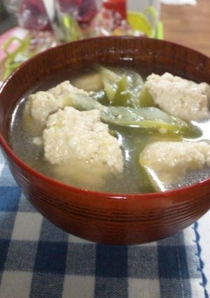 豆腐と鶏団子の経済的&ヘルシースープ♪-レシピのメイン写真