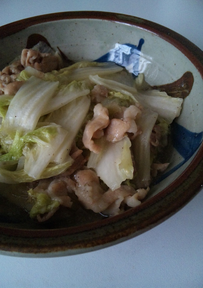 白菜と豚肉の炒め物-レシピのメイン写真