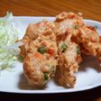 鳥ひき肉とミックスベジタブルのから揚げ