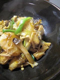 真鱈ときのこのオイスターソース炒め-レシピのメイン写真