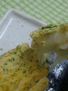 モチウマ☆出し巻き卵の磯部餅風-レシピのメイン写真