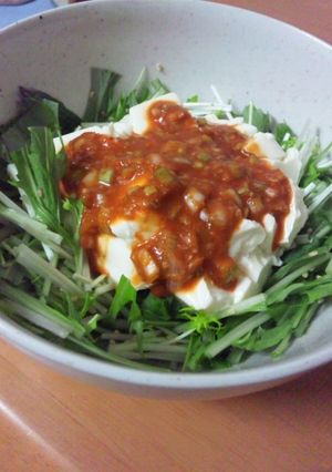 ピリ辛☆豆腐サラダ-レシピのメイン写真