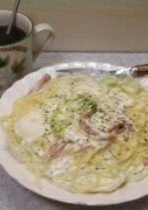 白菜ウィンナー☆ホワイトソースパスタ-レシピのメイン写真