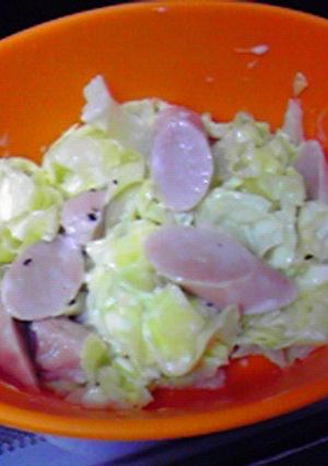レンジで簡単☆ギョニキャベおかず♪-レシピのメイン写真