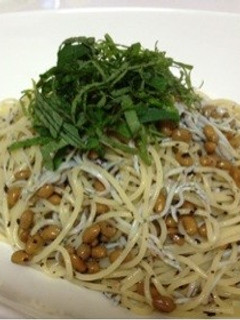 簡単6分で!★あっさり納豆パスタ★-レシピのメイン写真